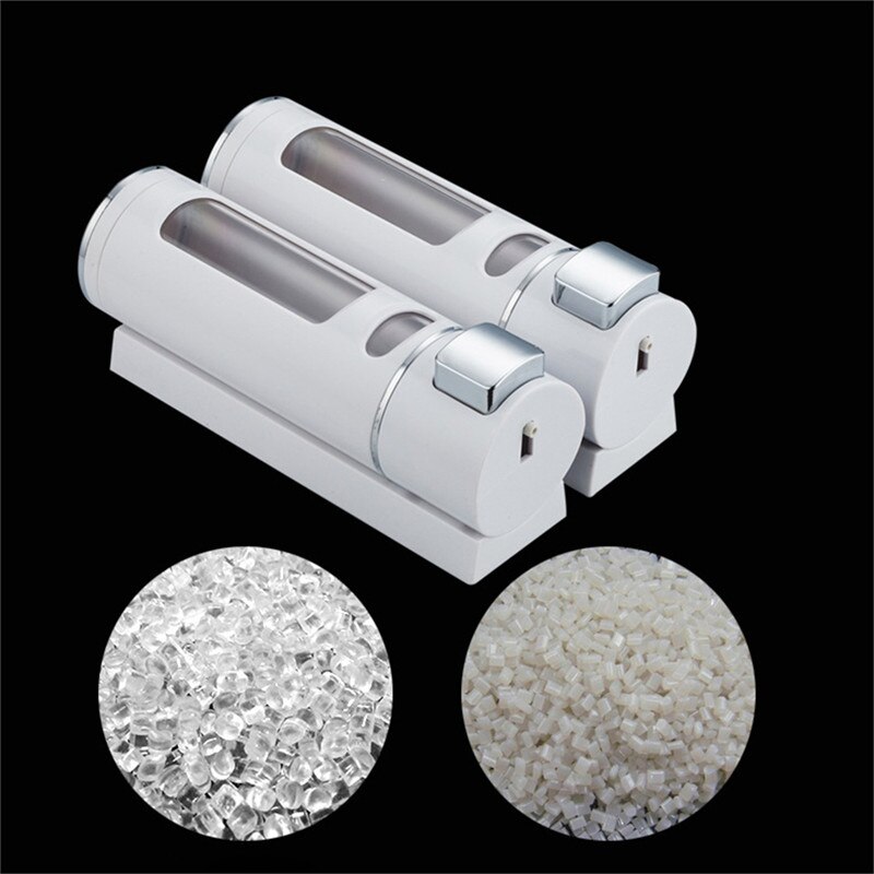 Wall Mount Hand Liquid Soap Dispenser Pump Single-Head Manual Hand Liquid Shampoo Shower Gel Dispenser Lotion Container