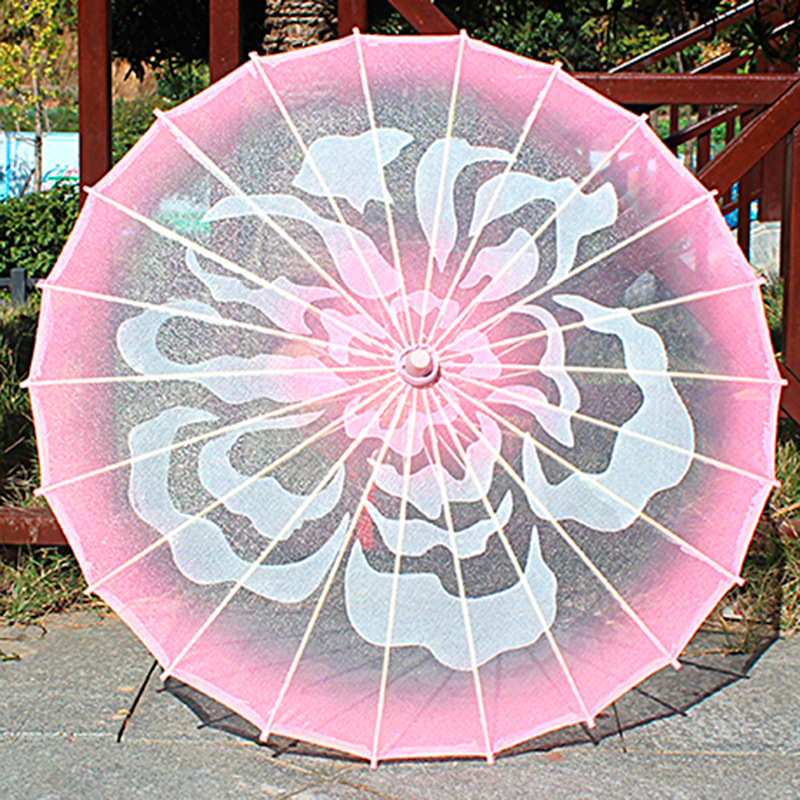 76Cm Transparante Jasmijn Dance Props Paraplu Klassieke Chinese Stijl Cheongsam Handgemaakte Paraguas Parapluie Femme Sombrilla