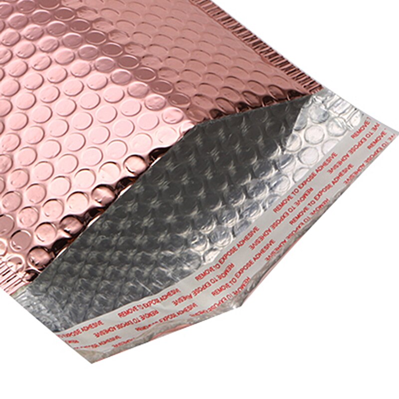 10/30/50Pcs Rose Gold Foam Envelope Self Seal Mailers Padded Envelopes With Bubble Mailing Bag Packages
