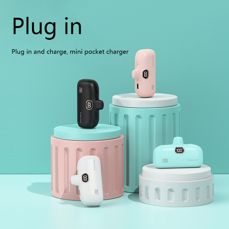 ONEPLUS 30000mAh Mini banco de energía portátil cápsula fuente de alimentación móvil batería externa de emergencia cargador rápido para iPhone tipo c