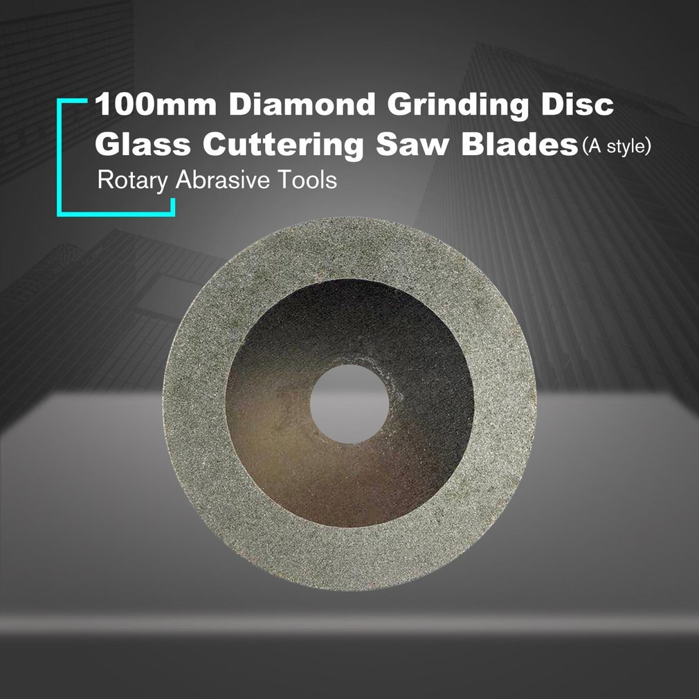 Disque de coupe en diamant, 100MM, disque de coupe en verre, lames de scie, outils abrasifs rotatifs