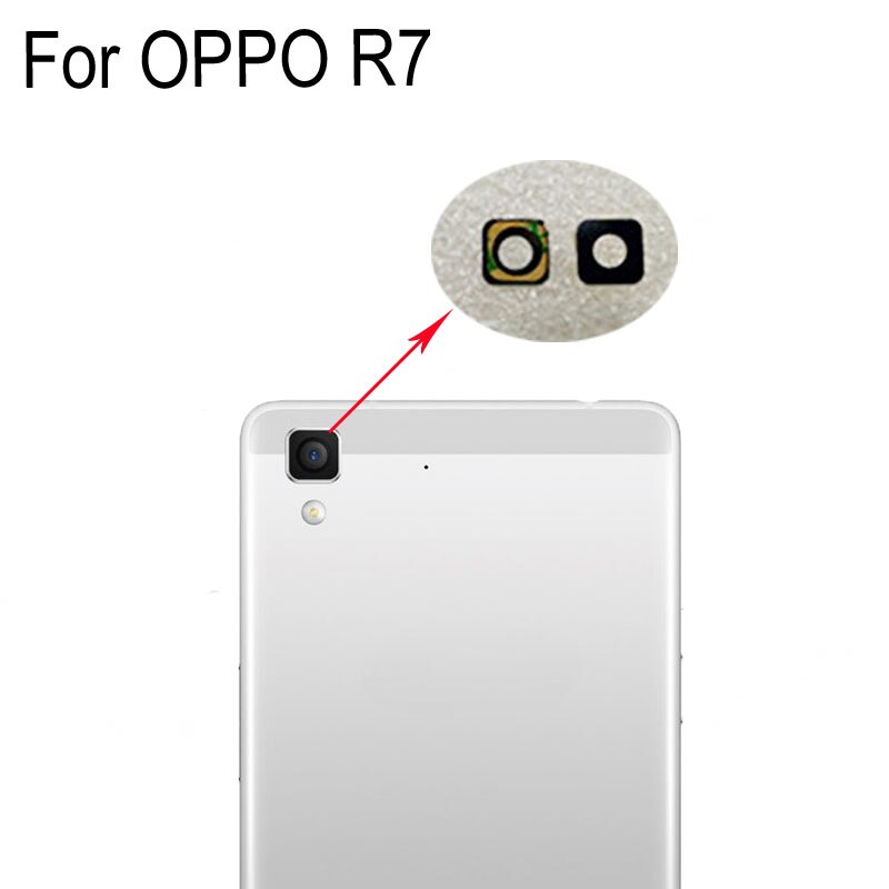 Test Good For OPPO R7 r7 Rear Back Camera Glass Lens For OPPO R 7 Repair Spare Parts For OPPOR7 Replacement
