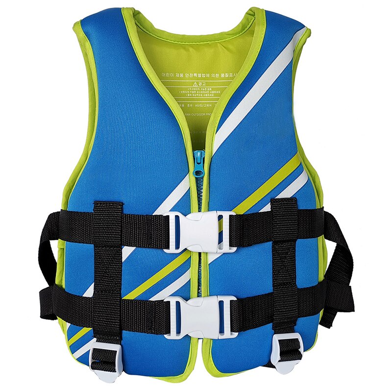 Kayak Leven Vest Sport Jacket Zwemmen Varen Ski Drifting Floatation Neopreen Zwemvest Kids Reddingsvest Water Sport: type A blue