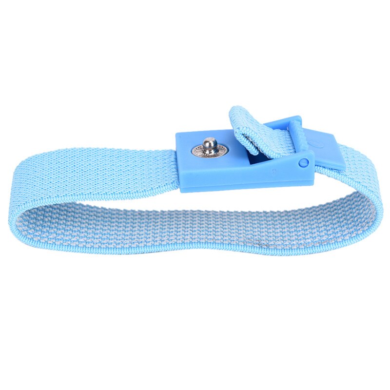 20 cm cor aleatória anti estática sem fio pulseira ajustável eletrostática esd cabo de descarga cinta de pulso