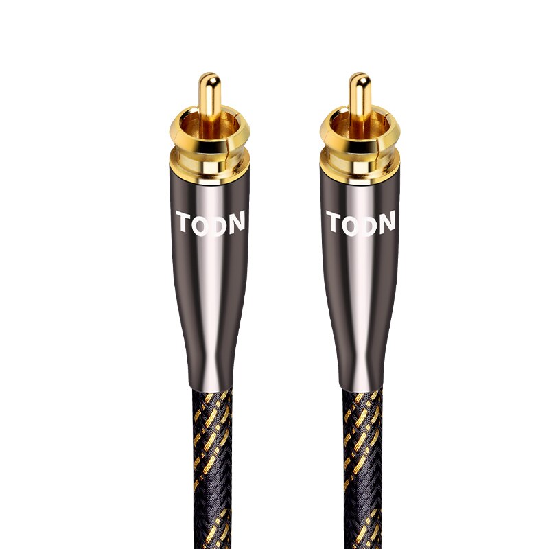 TODN Audio Cable Male to Male 75Ω Premium SPDIF Coaxial RCA Cable for Sound Bar CD DVD Digital TV