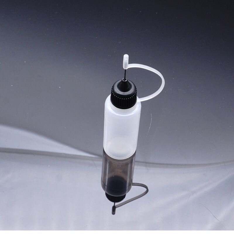 mini small bottle clear and plastic material the pin hole use to tamiya mini 4wd car stock oil or other liquid 10ml 20ml 10 pcs