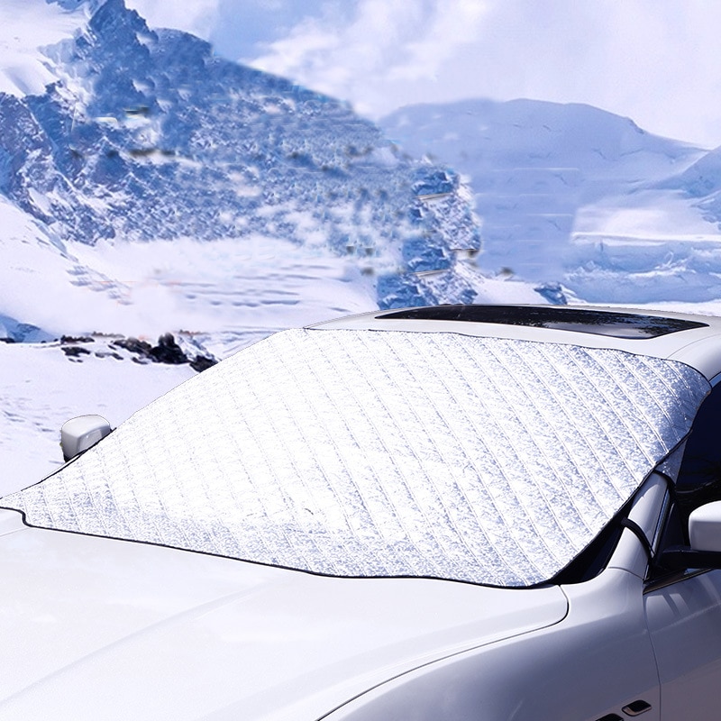 Car snow cover Front windshield cover Cover cloth Windshield snow cloth winter windowFrost antifreeze cover
