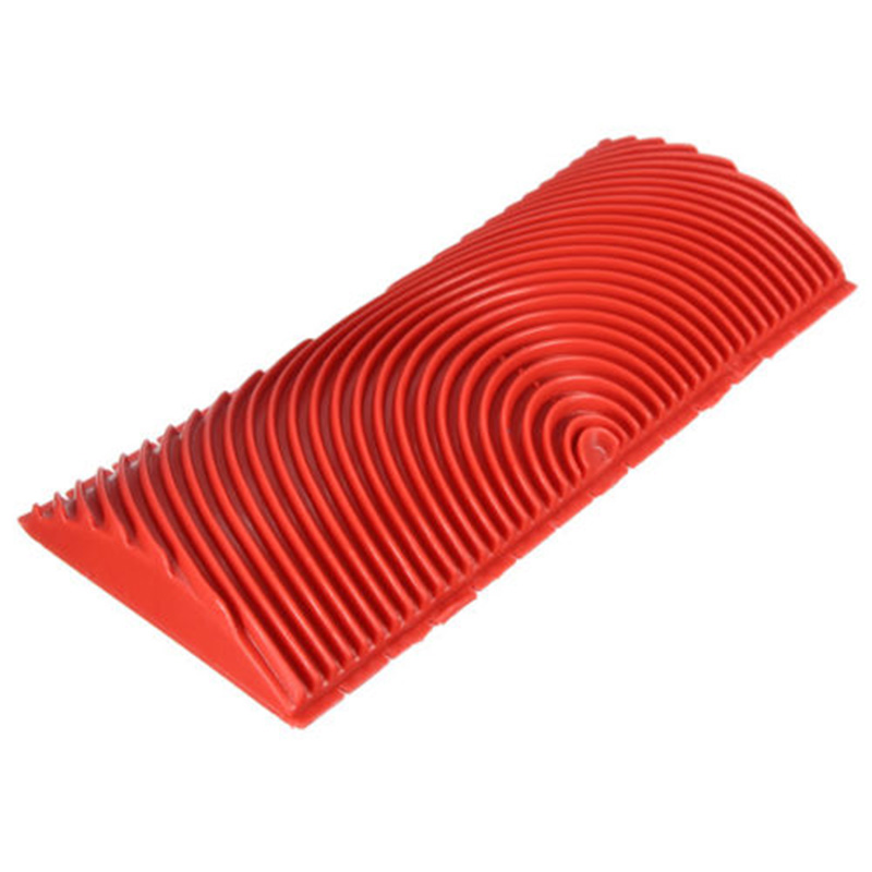2 Stuks Hout Korrelen Grain Rubber Patin Schilderij Effecten Diy Muur Decoratie Gereedschappen 5.7X2.4Inch/2.87X2.4Inch Verf Emmers
