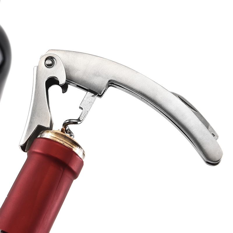 rvs Handvat Professionele Wijn Opener Multifunctionele Draagbare Schroef Corkscrew Wijn Flesopener Cook Tool