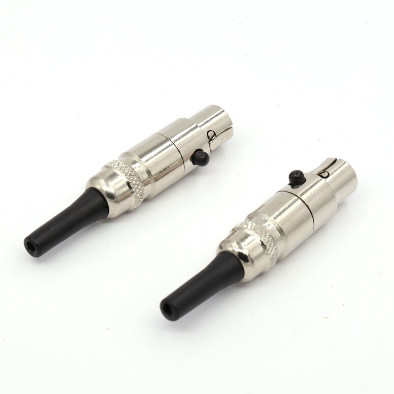 2 pezzo di YTER MINI XLR spina MINI connettore XLR femmina per K271,K240,K272,K242, k702 cuffia aggiornamento
