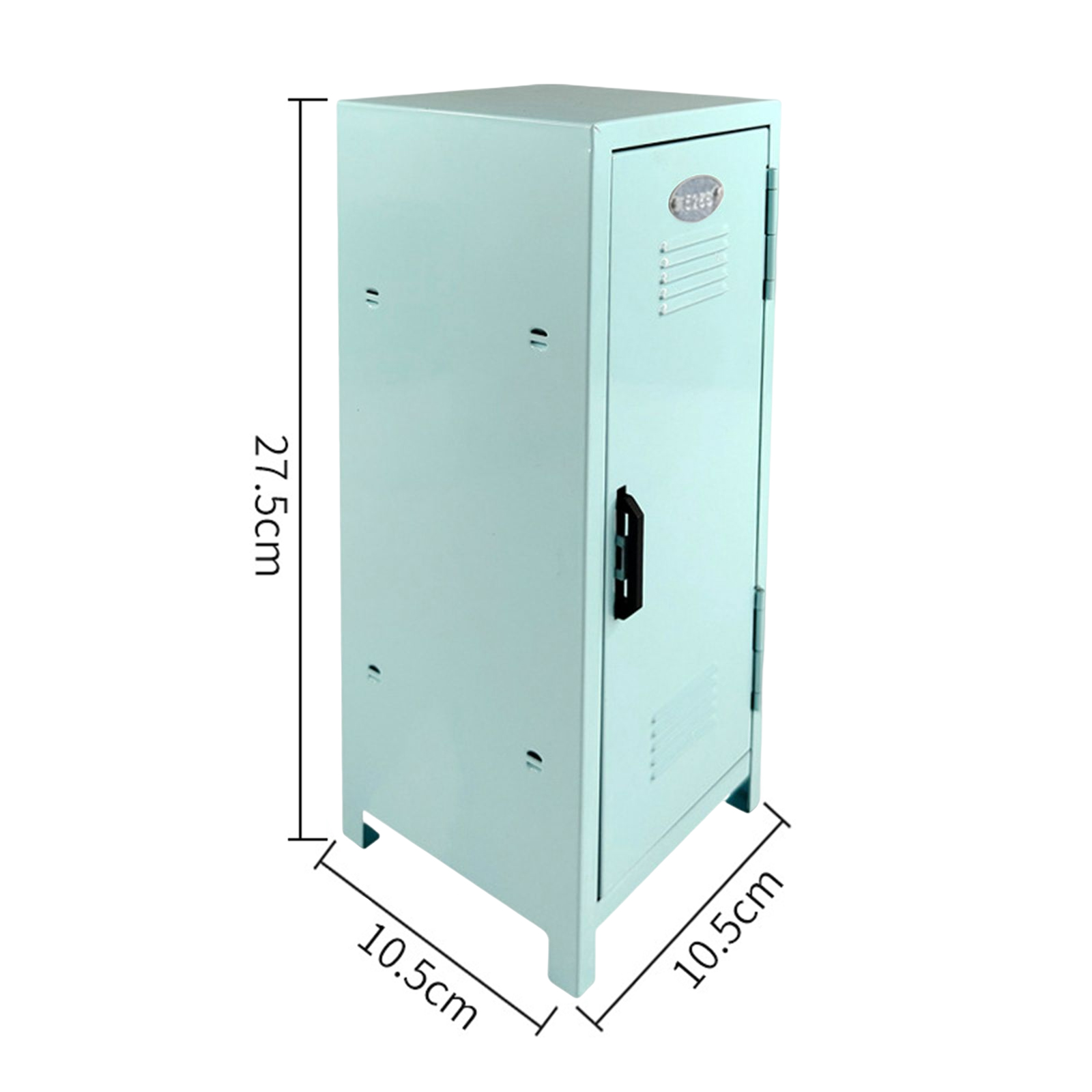 Gabinete de almacenamiento de maquillaje, archivador Vertical con cerradura para el hogar, oficina, baño, para niña: Azul