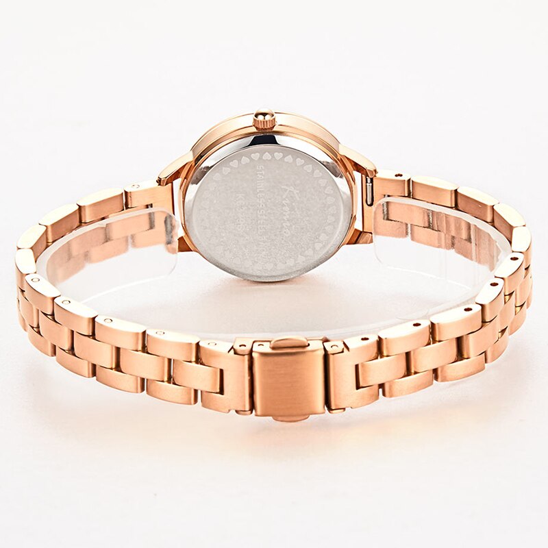 Kimio Uhr Frauen Quarzuhr Edelstahl Armbinde Uhren lässig Wasserdichte Armbanduhr Damen Geschäft Uhren