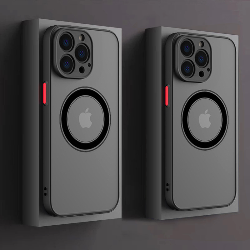 Coque de Charge sans fil magnétique Magsafe, étui pour iPhone 16 15 14 13 11 12 Pro Max 13 Mini 14 Plus