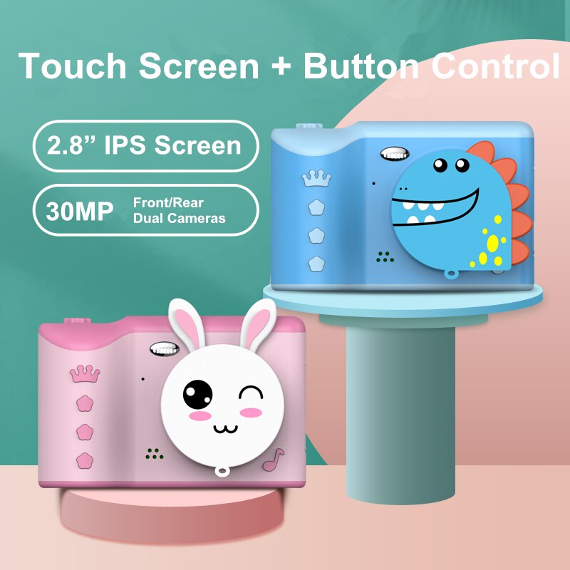 2.8 Inch Touch Screen Kinderen Camera 30MP Hd Digitale Foto Video Camera Speelgoed Voor Meisjes Jongens kinderen Camera