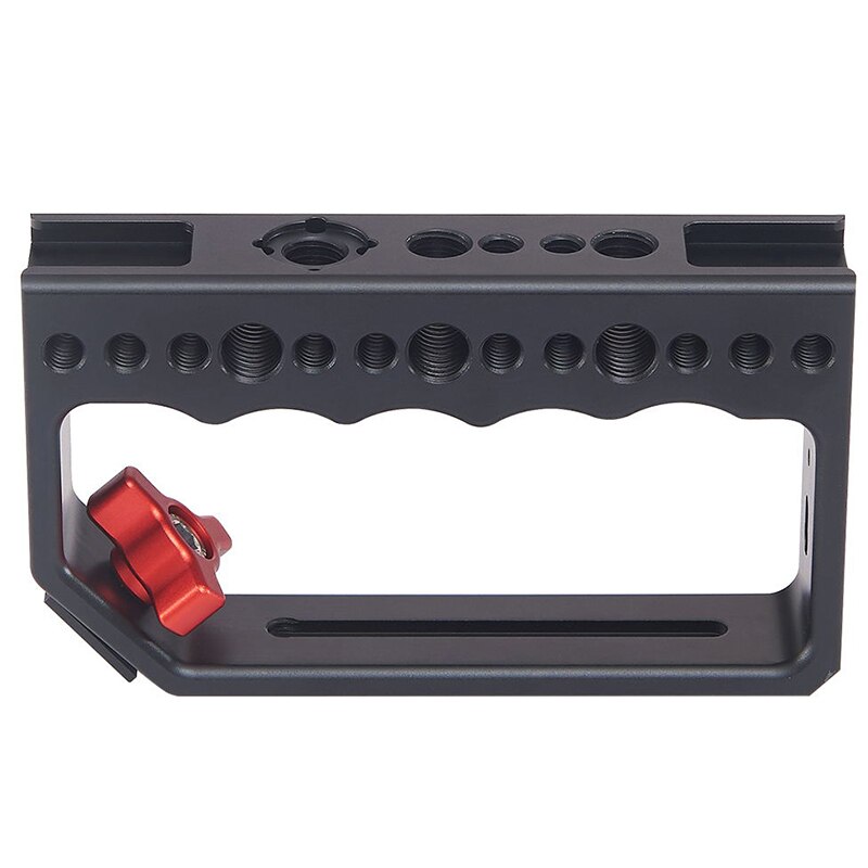 Camera Grip Cheese Handle 1/4 Inch Screw Holes Video Stabilizer Rig for Camera Cage Monitor Led Light Microphone DSLR: Default Title