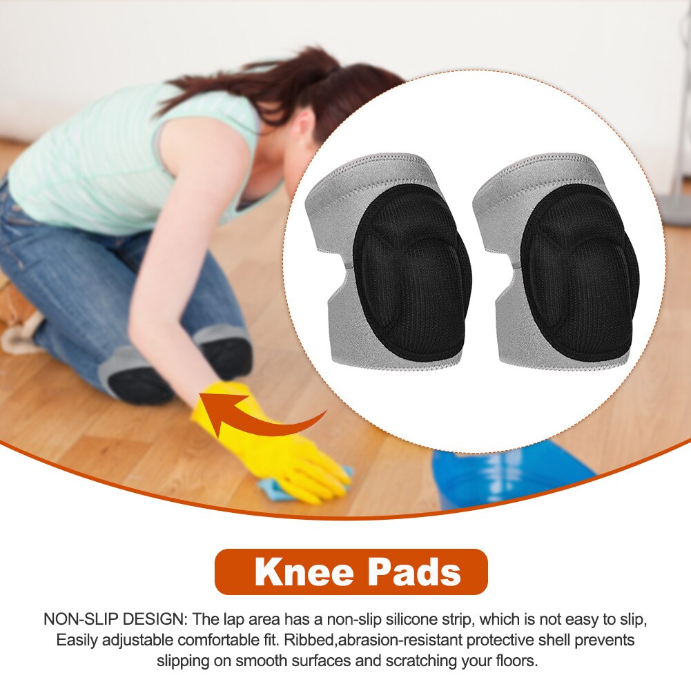 Men Women Outdoor Sports Adjustable Knee Pads Strap Support Brace for Cleaning Breathable House Work Football Gym Kids Adults