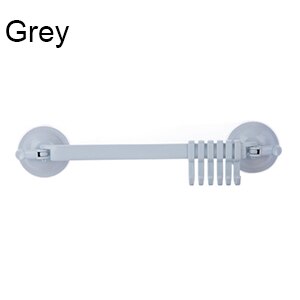 6 ganchos toallero ventosa taza baño cocina pared puerta titular ventosa percha: Grey