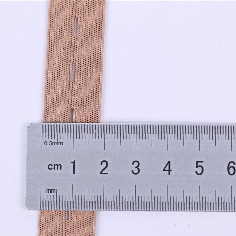 2 M/partij 20Mm Wit/Zwarte Platte Knoopsgat Elastische Bands Naaien Accessoires Bruiloft Kledingstuk Elastische Tape Voor Diy Moederschap underwea