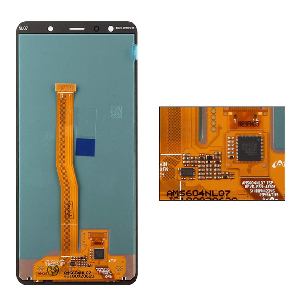 For SAMSUNG GALAXY A7 LCD Display Touch Screen with Frame A750 A750F SM-A750F / DS SM-A750G Screen For SAMSUNG-A7 LCD