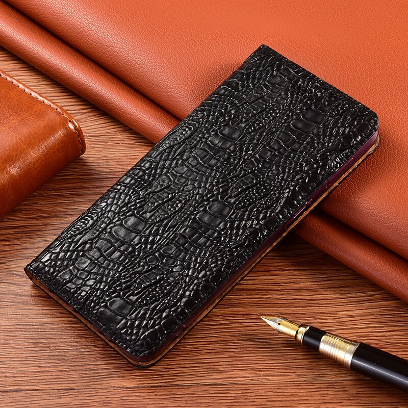 Fatti a mano di Lusso della Pelle Bovina Sacchetto Del Telefono In Pelle Per La Nota Redmi 9S/Redmi Nota 9 Pro/Redmi Nota 9 pro Max Slot Per Schede Cassa Del Telefono Fondina: Redmi Note 9 Pro Max / Black