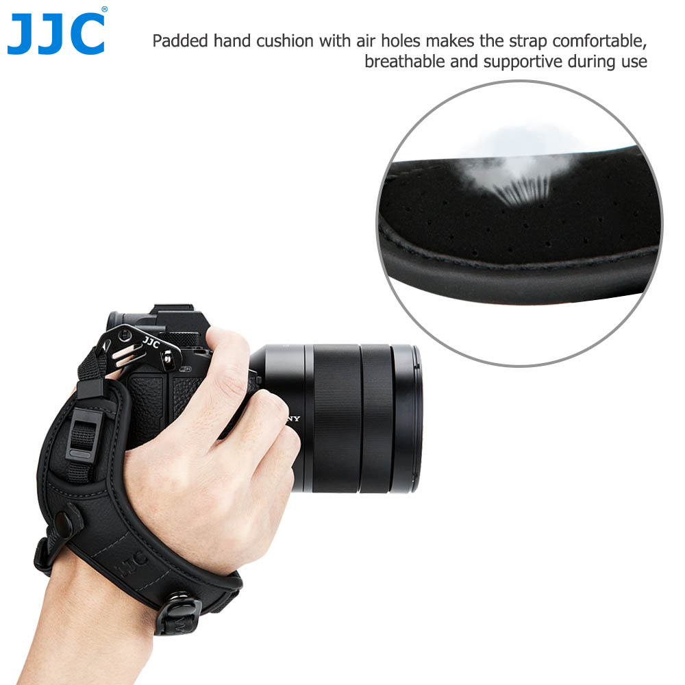 JJC Caméra Sangle à Dégagement Rapide de Dragonne pour Panasonic Lumix GH6 GH5 GH5II GH5S GH5 GH4 G100 GX850 GX85 GX9 GX8 GX7