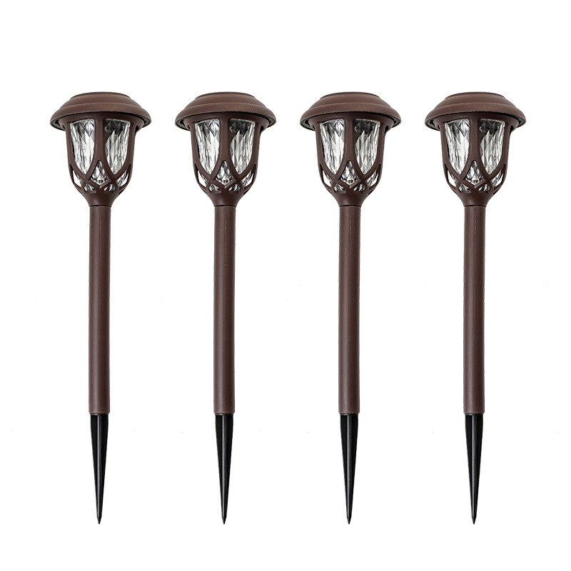 4 stuks buitenlampen op zonne-energie, tuinlampen op zonne-energie, priklampen, landschapsverlichting op zonne-energie voor looppaden, gazons, erven en terrassen.