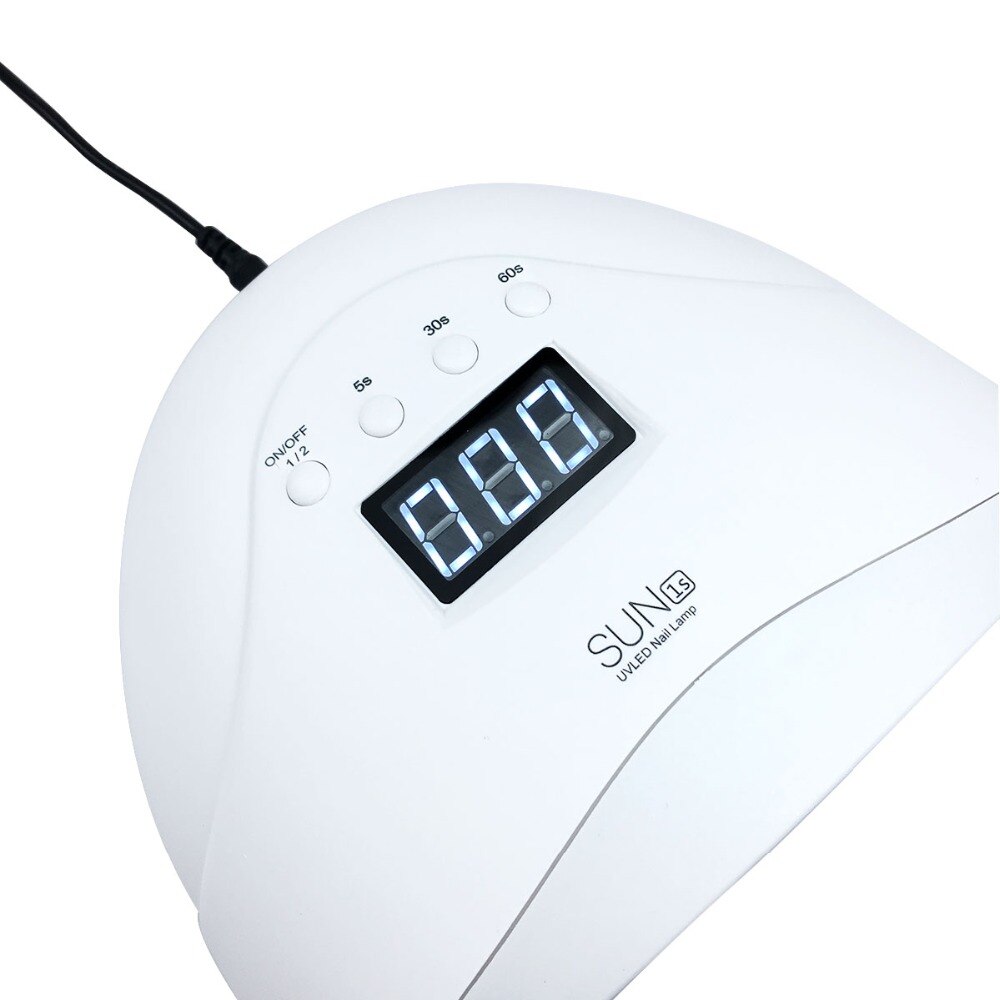 Uv Lamp Zon Een 48W Nagel Droger Gel Polish Curing Met Bodem 30 S/60 S/99 S Timer Lcd Display Sneldrogend Gel Polish Lamp