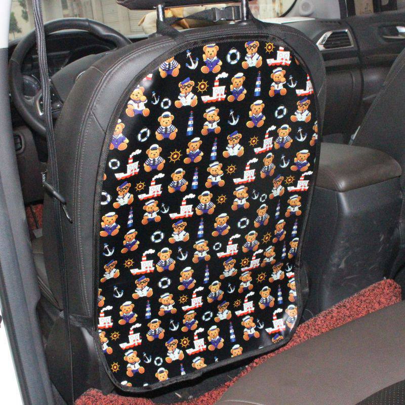 Funda protectora para el asiento trasero del coche, accesorio para el cuidado del automóvil, alfombrilla para Patadas para Niños, almohadillas antipatadas de plástico para limpiar el barro