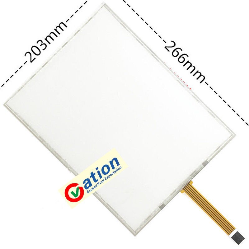 For 12.1" 5wire Resistive Touch screen Panel Digitizer film (4:3) 266*203mm