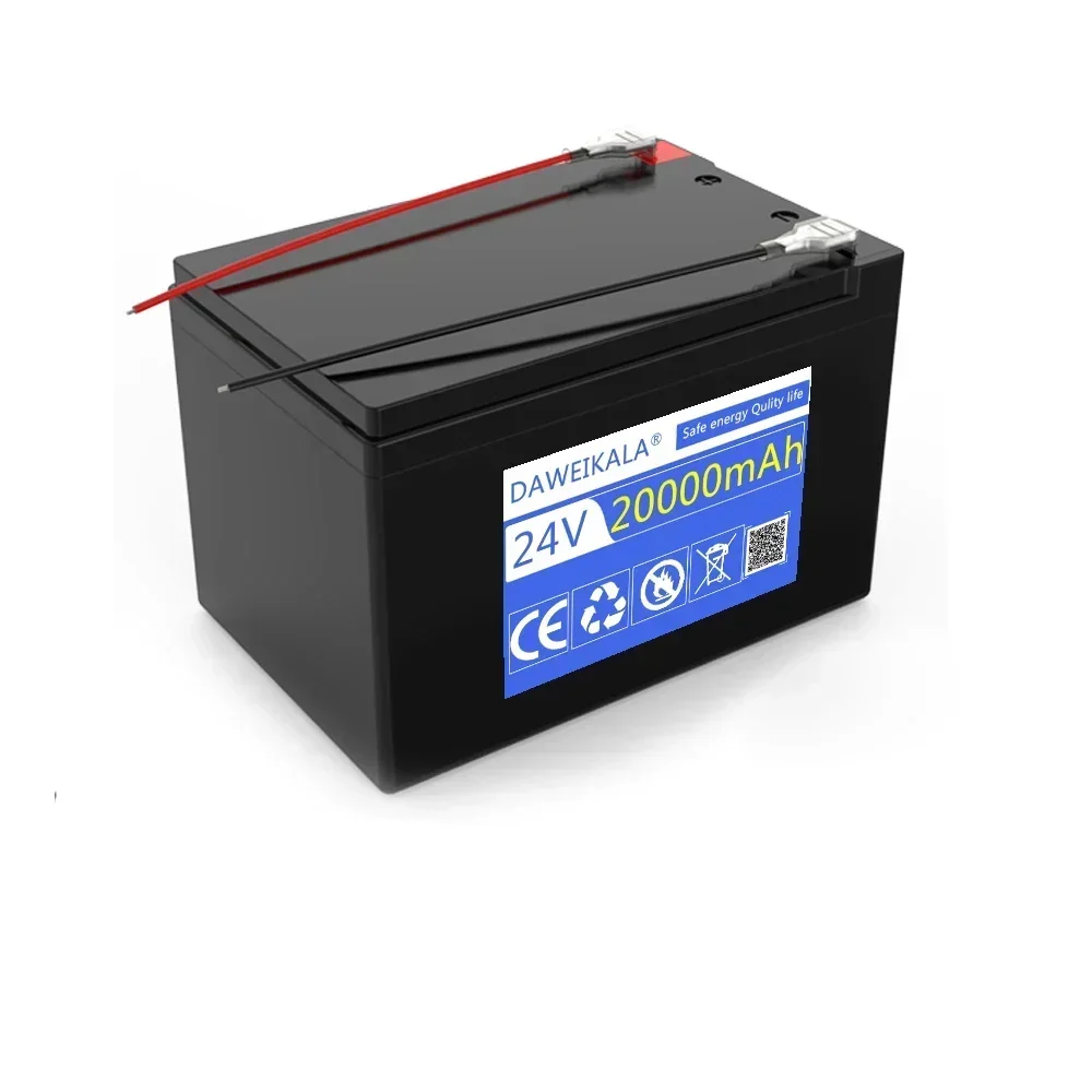 24V 20Ah 18650 lithium battery pack Rechargeable battery for solar energy electric vehicle camping battery 25.2v2A charger