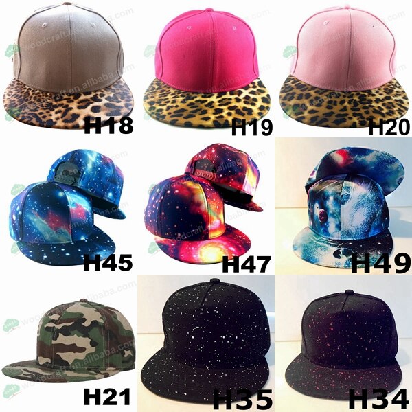 Galaxy cosmos snapback hiphop hat blomstret blomst hawaii snapback baseball justerbar baseballkasket til mænd