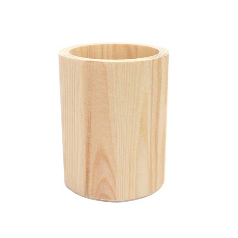Office Organizer Desktop Houten Pen Opbergdoos Potlood Pot Pennenhouder Make Borstel Container Home Office Briefpapier Leveringen: 02