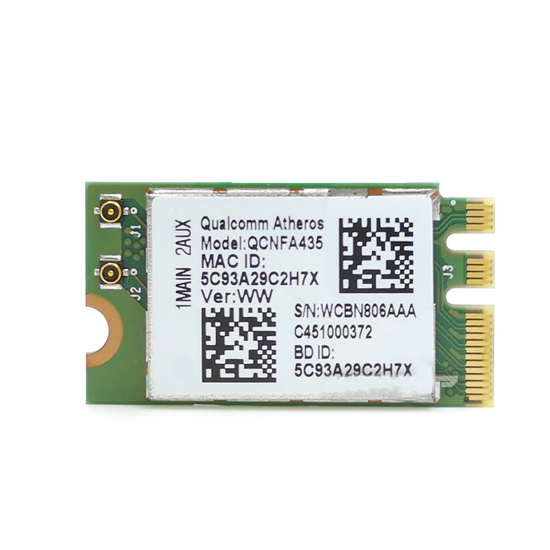 Wireless Adapter Card for QCA9377 QCNFA435 QCNFA 435 802.11AC Bluetooth 4.1 433M 2.4G/5G WIFI WLAN Card