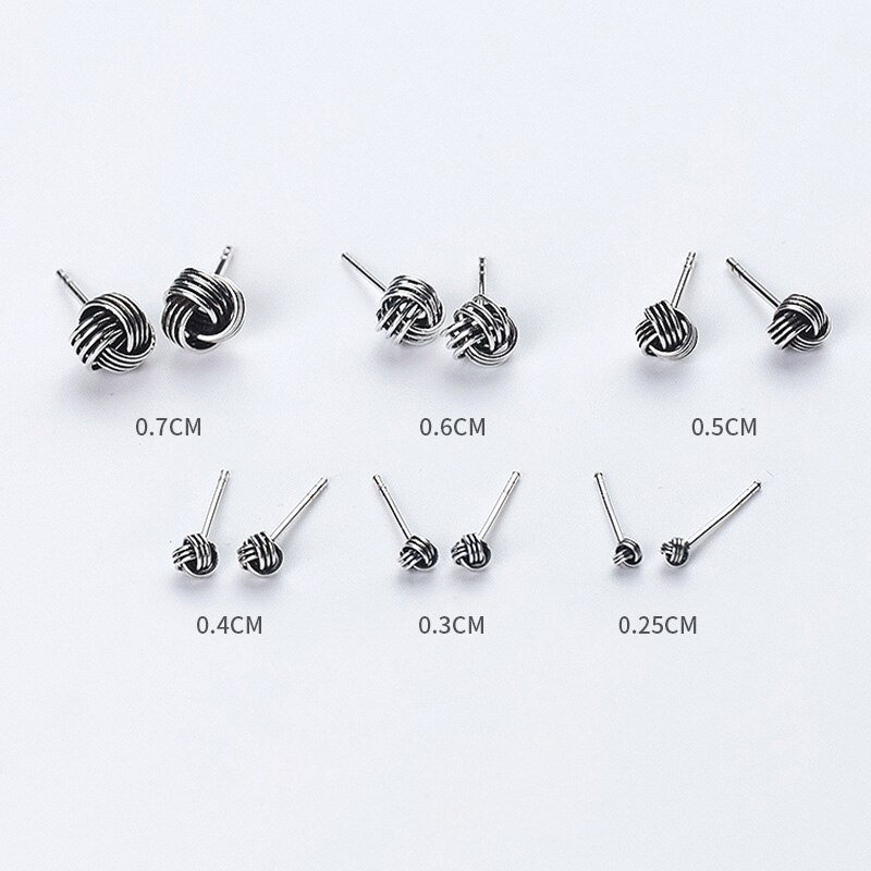 La Monada Fine In 925 Silver Jewelry Women 925 Silver Earrings Balls Line Korean Stud Earrings For Women Silver 925 Female