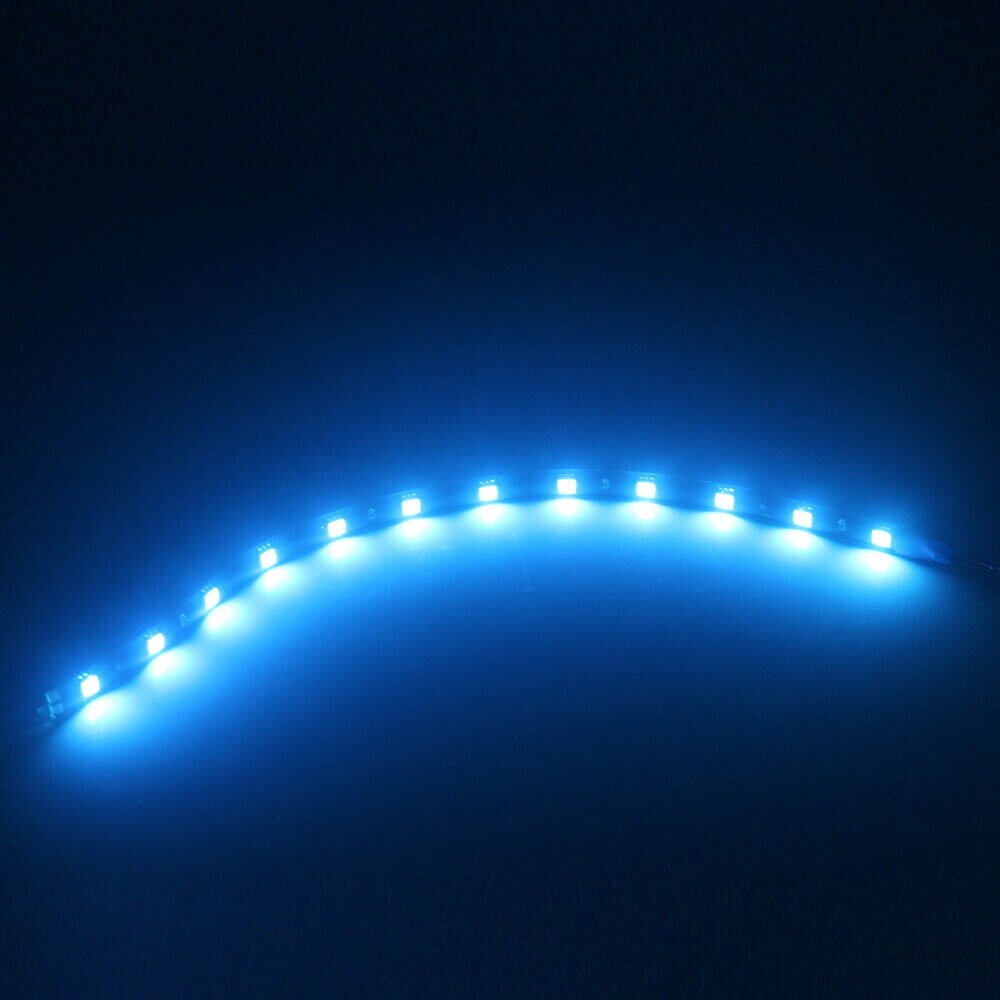 30Cm Motor Led Strip Smd Underbody Decoratieve Strip Licht Voor Auto Motorfiets Mooie Decoratieve Zachte Verlichting 5050 Led: Ice blue