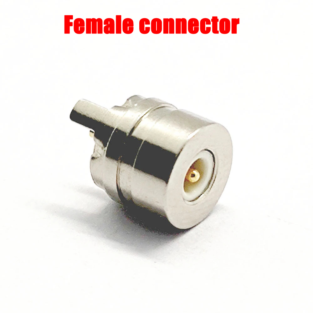 6mm 2 nastainen magneetti yksijousitettu magneettikaapeli pogo pin liitin latausvirta uros naaras anturi 5-12v juotoslangan tyyppi: 6mm valkoista narttua