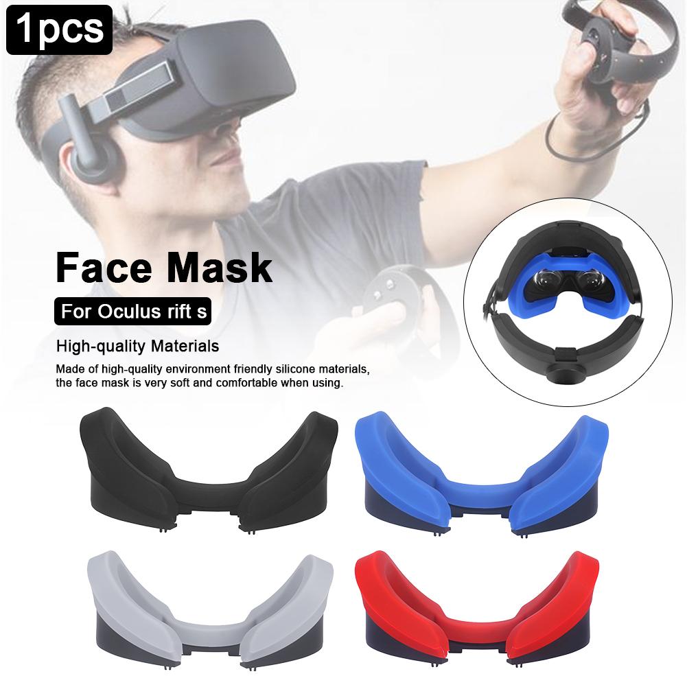 Siliconen Masker Cover voor Oculus Rift S Beschermende Gezichtsmaskers Comfortabele Cover Accessoires