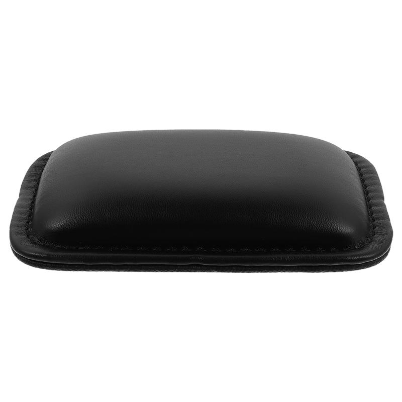 Computer Mouse Hand Rest Leather Wrist Hand Rest Mouse Keyboard Elbow Rest Support Pad Anti-Skid Wrist Cushion Pain Relief: Black