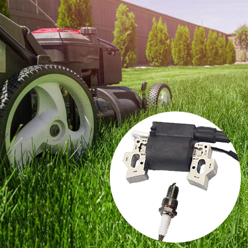 Ignition Coil for Hondae Gx240 Gx270 Gx340 Gx390 8hp 9hp 11hp 13hp Engine Lawn Mower Tractor Generator w/Spark Plug