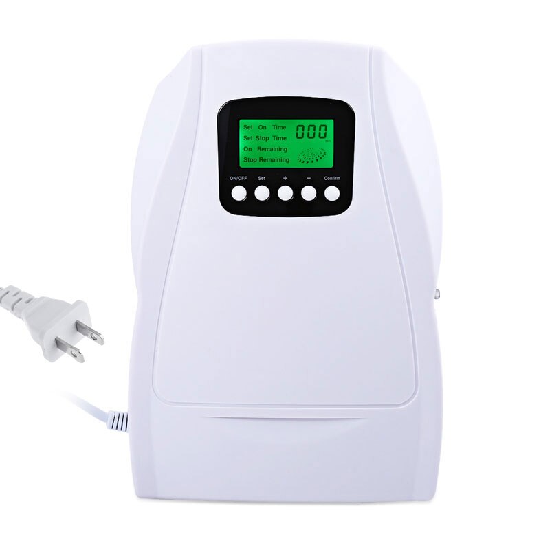 Alanchi Ozone Generator Sterilizer 220V 110V LCD Display Air Purifier Ozonator Fruit Vegetables Water EU/US PLUG: N202C 110V US PLUG