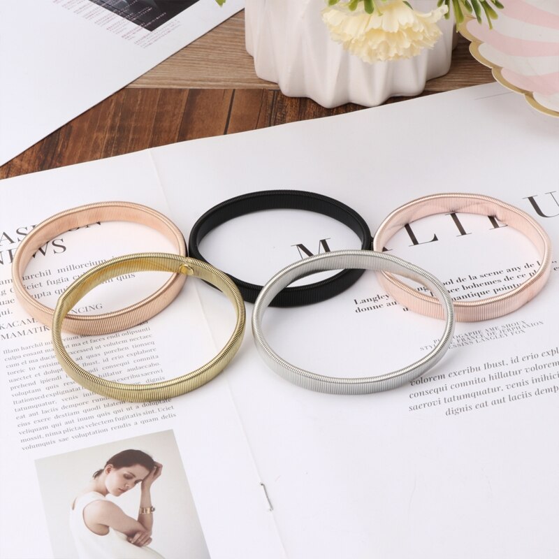 Arm Warmer Shirt Sleeve Holder Metal Anti-Slip Elastic Bracelets Stretch Armband Party Ornament Accessories