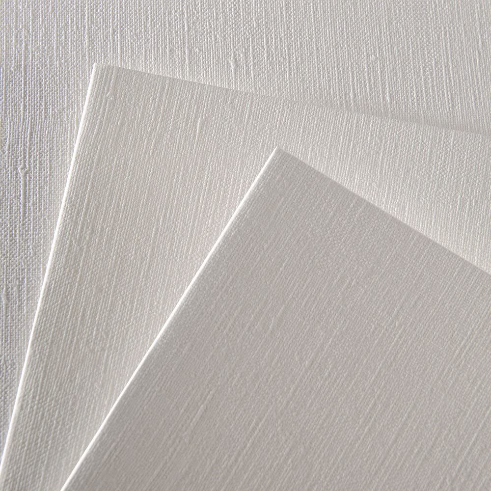 Canson Figueras Oil and Acrylic Painting Pad Heavyweight Paper 290 gsm 10 Sheets Canvas Like Texture Natural White Art Supplies