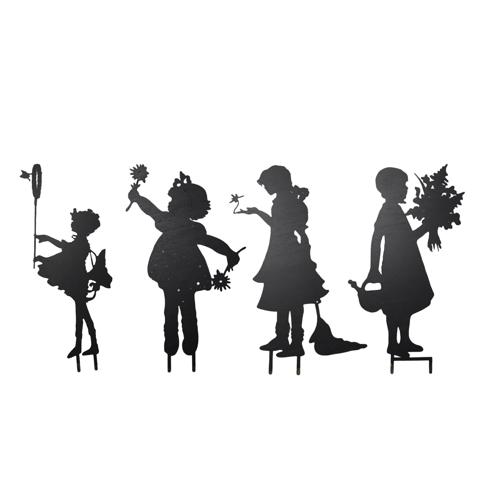 Feeën Dansen Met Paardenbloemen, Sculpturen In De