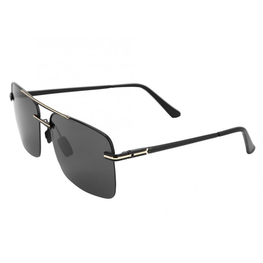 Turbriller herre polariserte solbriller halvramme briller nattsyn solbriller  a628 til campingtilbehør