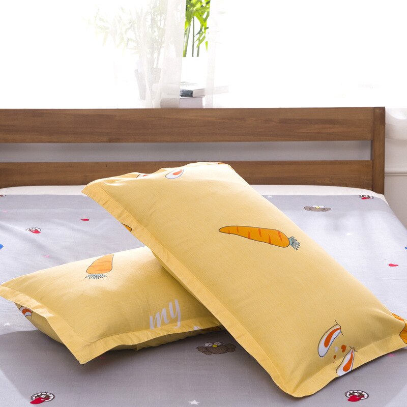 2 stk putetrekk putevar 50 x 75 dekorativt putetrekk sengetøy par putevar hotell hjemme polyester / bomull putevar: 12