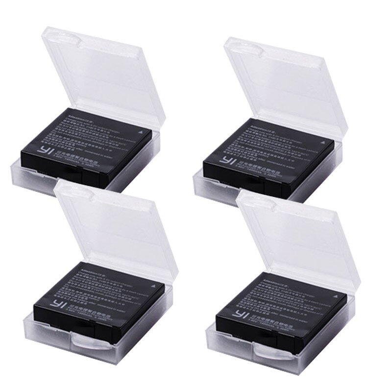 Original Xiaomi Yi II yi 4k 4k + batería para xiaomi yi 4k Xiaoyi Yi Lite YI 360 VR Cámara de Acción: 4battery