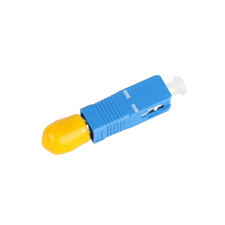 Adaptador de fibra de SC-ST, conector SC-ST, 1,25mm ST/UPC (hembra) SC/UPC (macho), adaptador híbrido SM 9/125