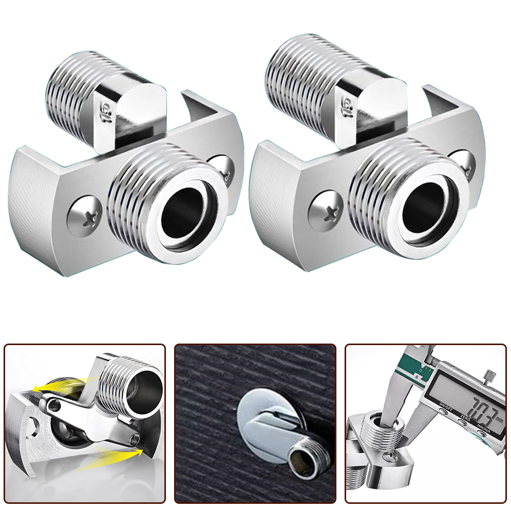 Rubinetto a parete regolabile da 40 gradi Piede curvo angolato Vite eccentrica Adattatore per rubinetto angolare Conversione doccia Fornitura per il bagno