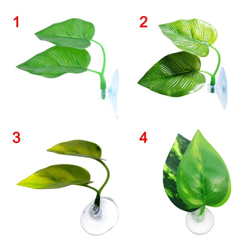 Double-Layered Simulation Ornamental Leaf Betta Fish Rest Spawning Leaf Betta Fish Bed Hammock for Fish Tank Aquarium SCVD889