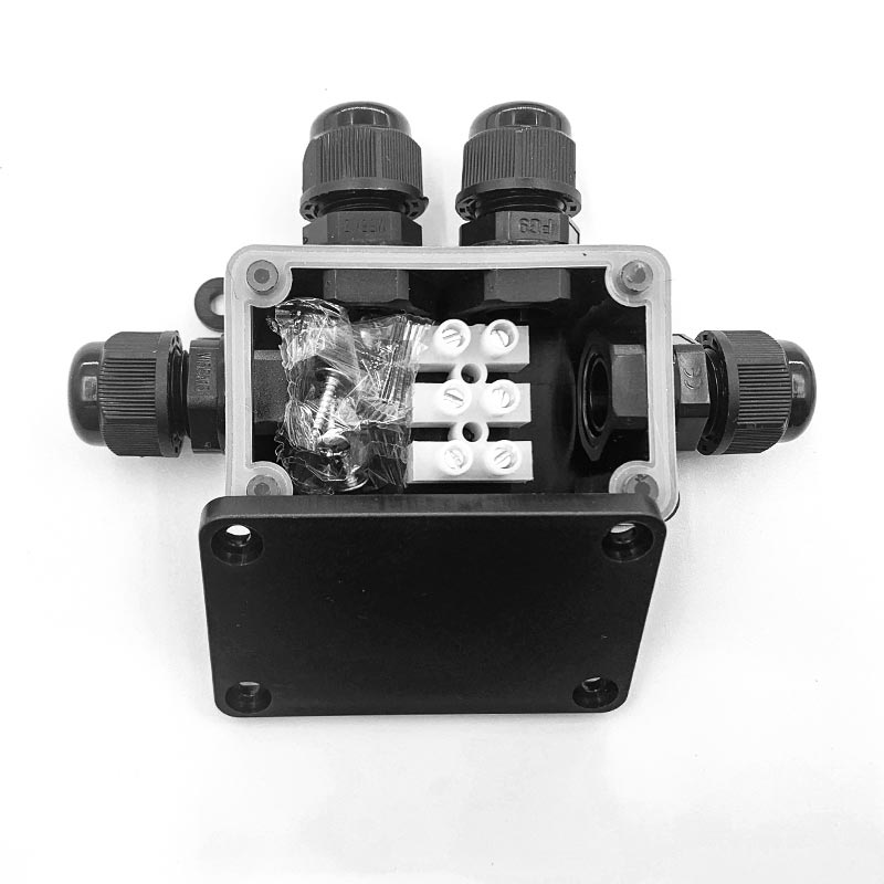 IP68 Waterproof Junction Box Electrical 4 Way Enclosure Block Cable Connecting Protection for Wiring Accessories Wire Connector